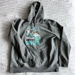 Patagonia Men's Gray Graphic Hoodie